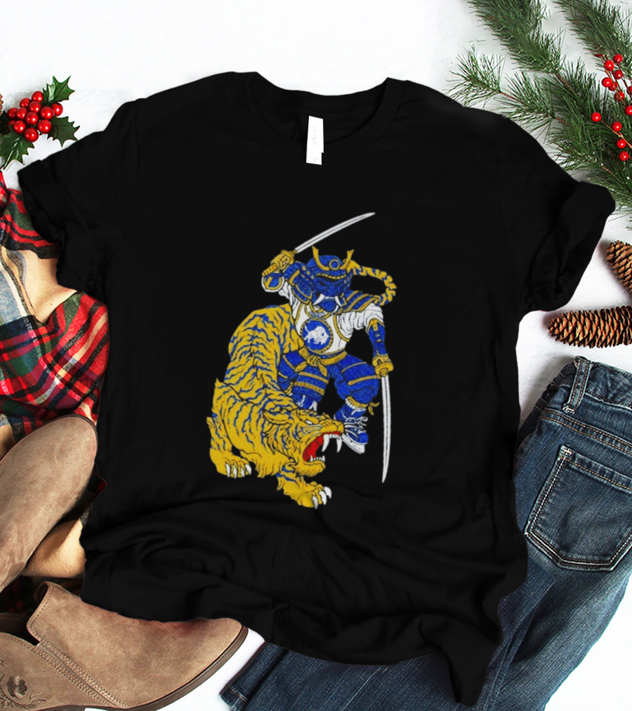 Warpath Buffalo Sabres Samurai With Tiger T-Shirt