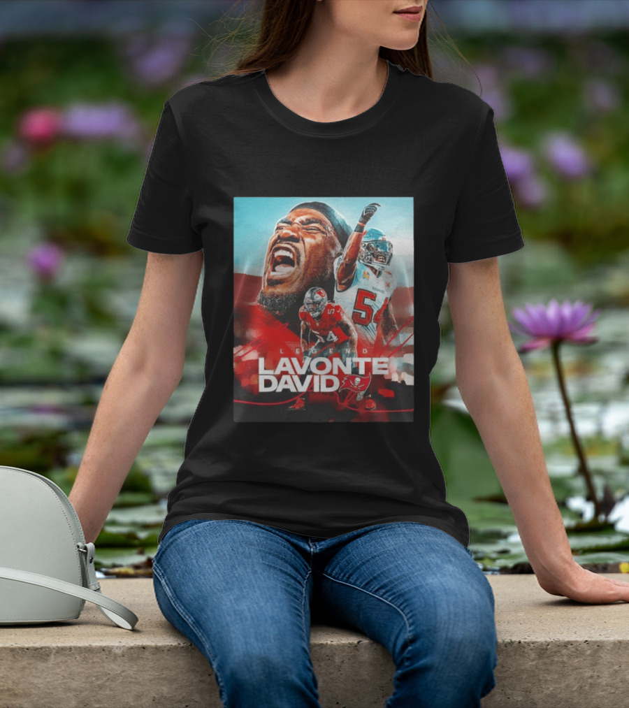 Lavonte David Legend Tampa Bay Buccaneers NFL Collage T-Shirt
