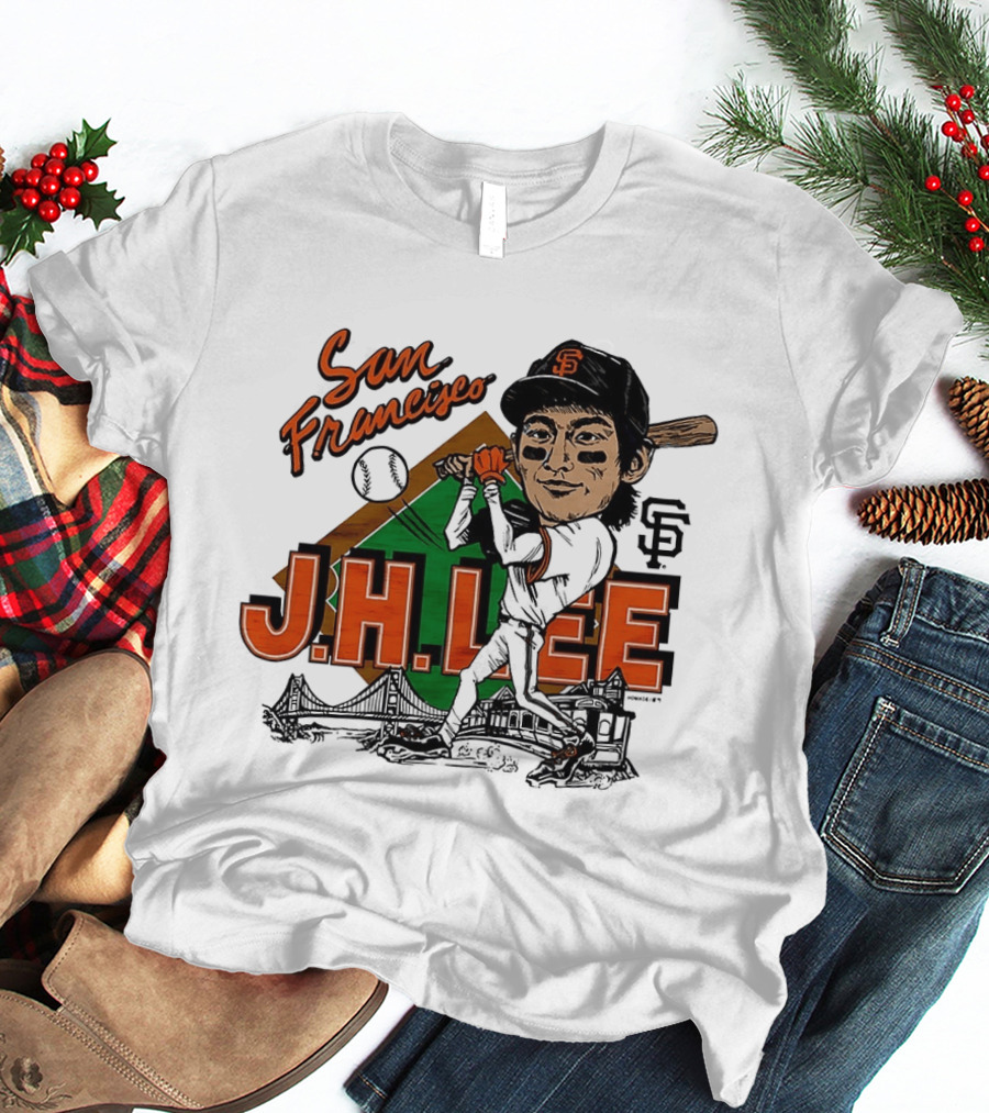 San Francisco Giants J.H. Lee Caricature T-Shirt