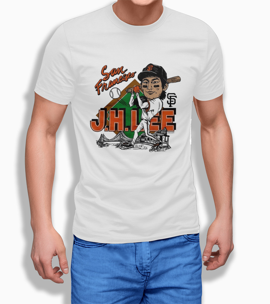San Francisco Giants J.H. Lee Caricature T-Shirt