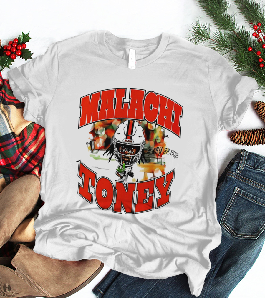 Malachi Toney Baby Jesus Miami Hurricanes T-Shirt