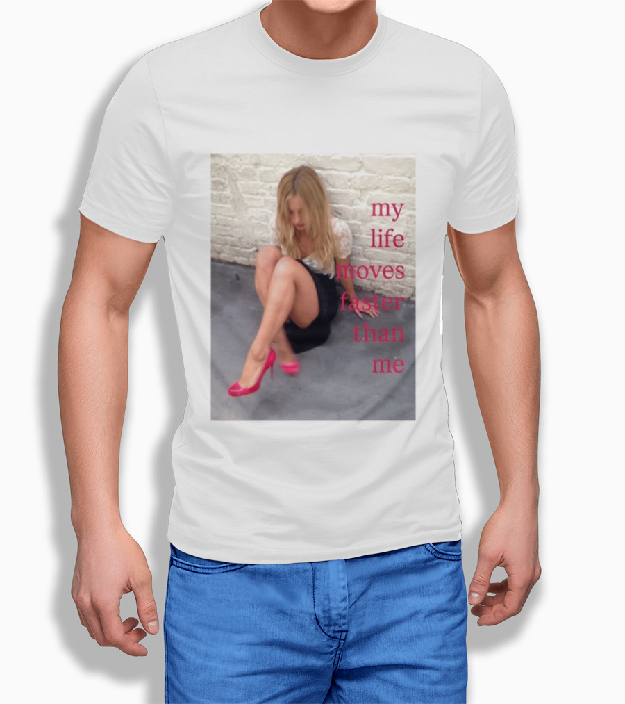 My Life Moves Faster Than Me Fashion Red Heels T-Shirt