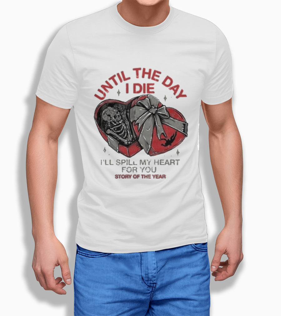 Story Of The Year Until The Day I Die Heart Box I'll Spill My Heart For You T-Shirt
