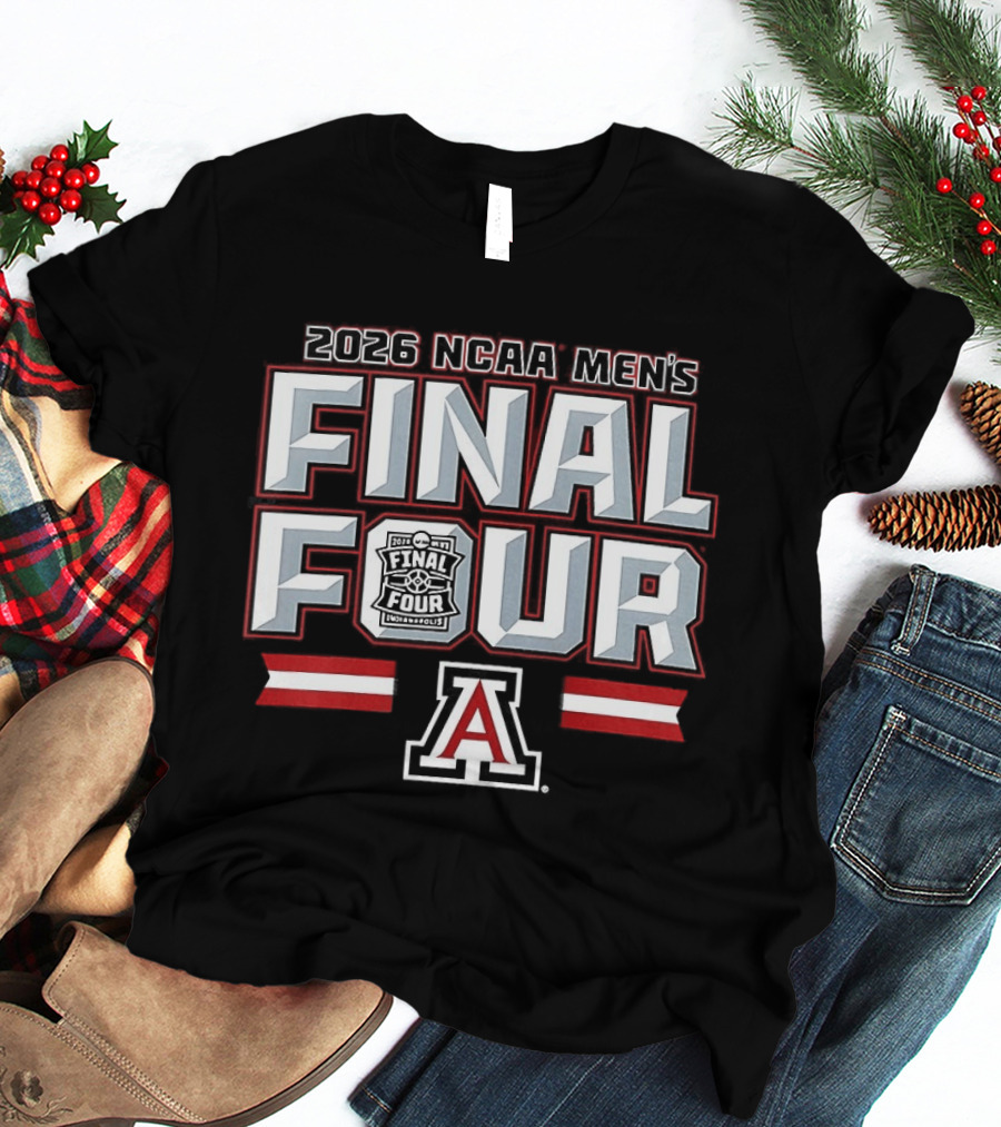 Arizona Wildcats Men's Basketball NCAA Final Four 2026 T-Shirt