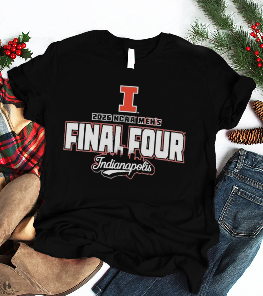Illinois Fighting Illini 2026 NCAA Men's Final Four Indianapolis T-Shirt