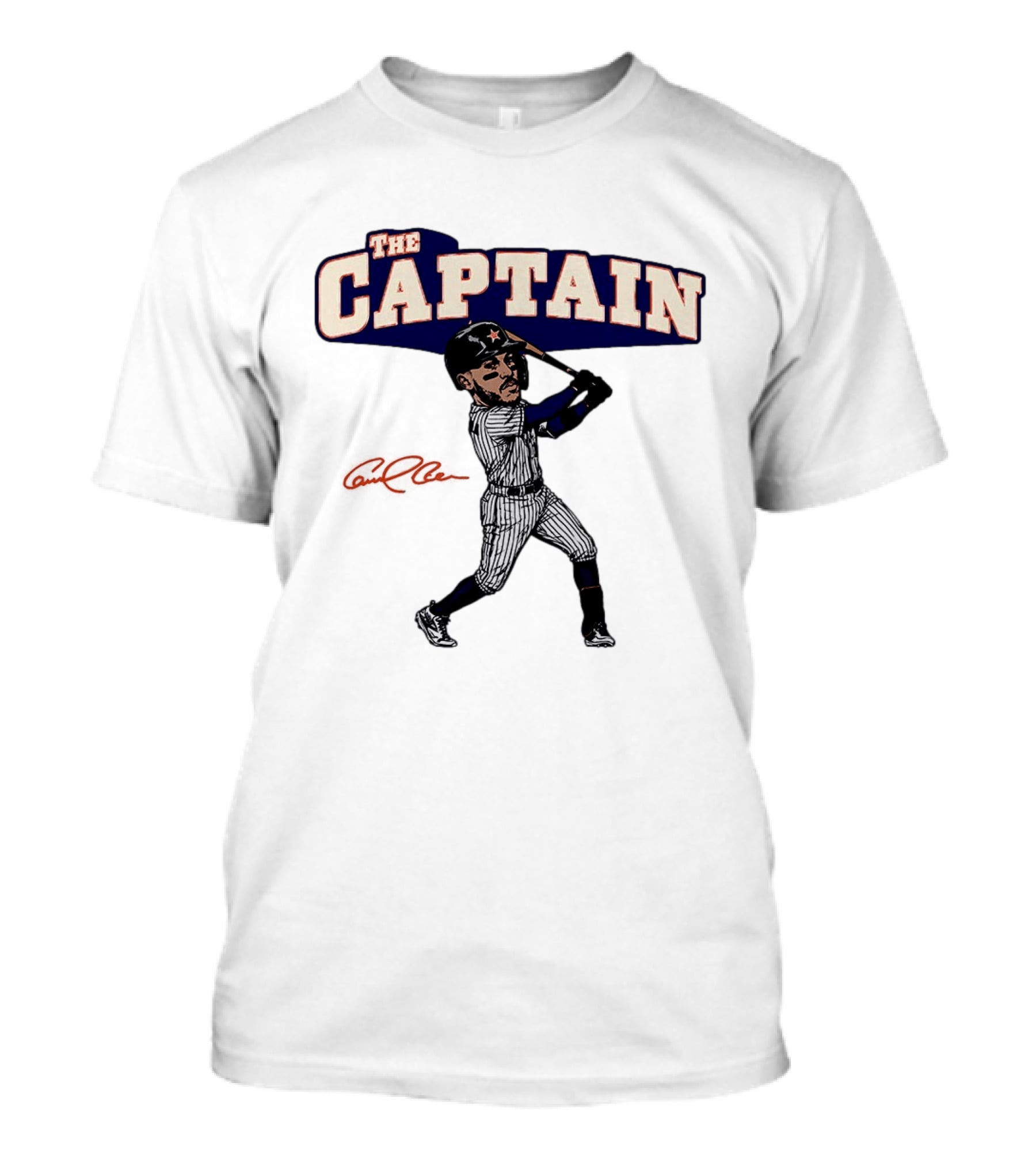 The Captain Carlos Correa Houston Astros Baseball Caricature T-Shirt