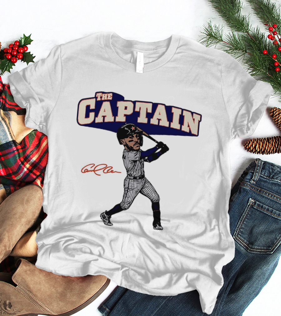 The Captain Carlos Correa Houston Astros Baseball Caricature T-Shirt