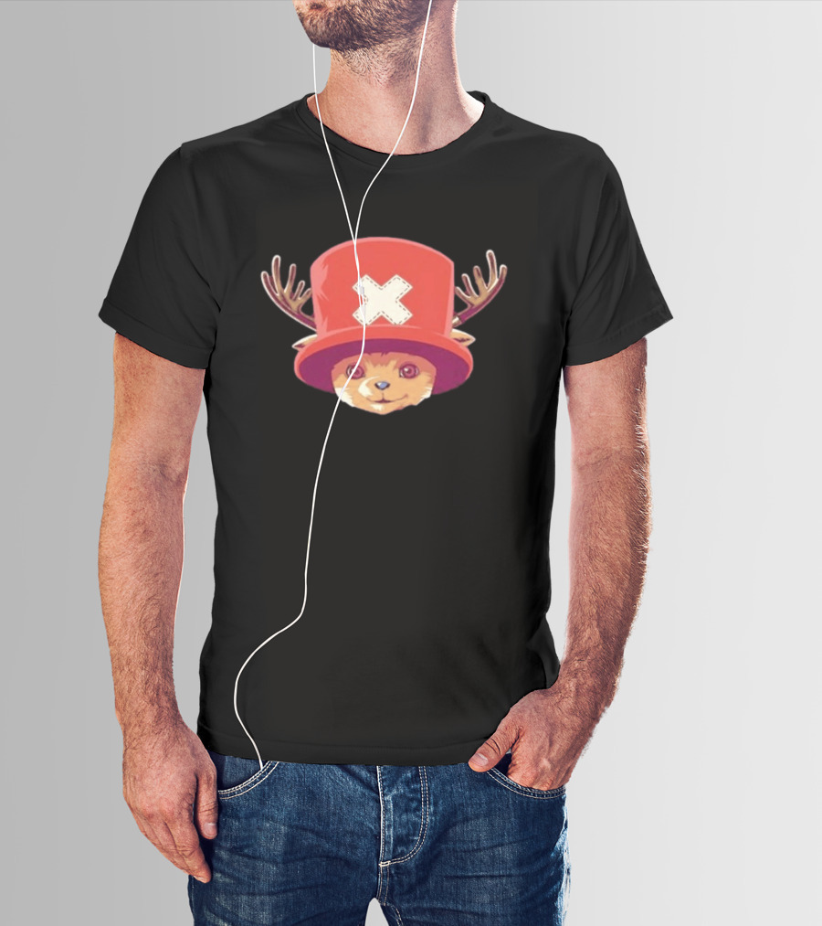 Tony Tony Chopper Red Hat Antlers Anime T-Shirt