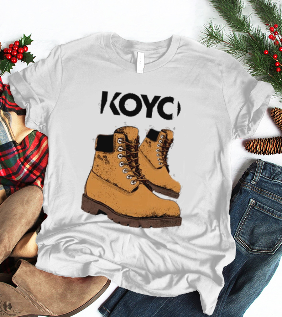 Koyo Timberland Style Boots T-Shirt
