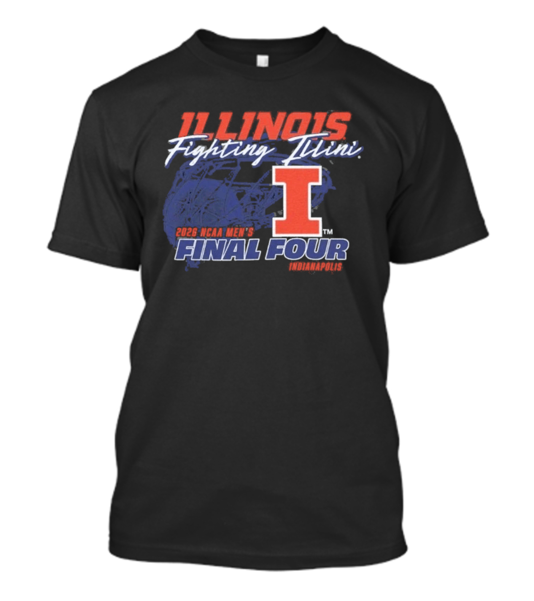 Illinois Fighting Illini 2026 NCAA Men's Final Four Champions T-Shirt