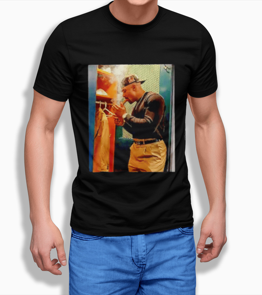 Jalen Hurts Celebrating Smoking Cigar Locker Room Moment T-Shirt