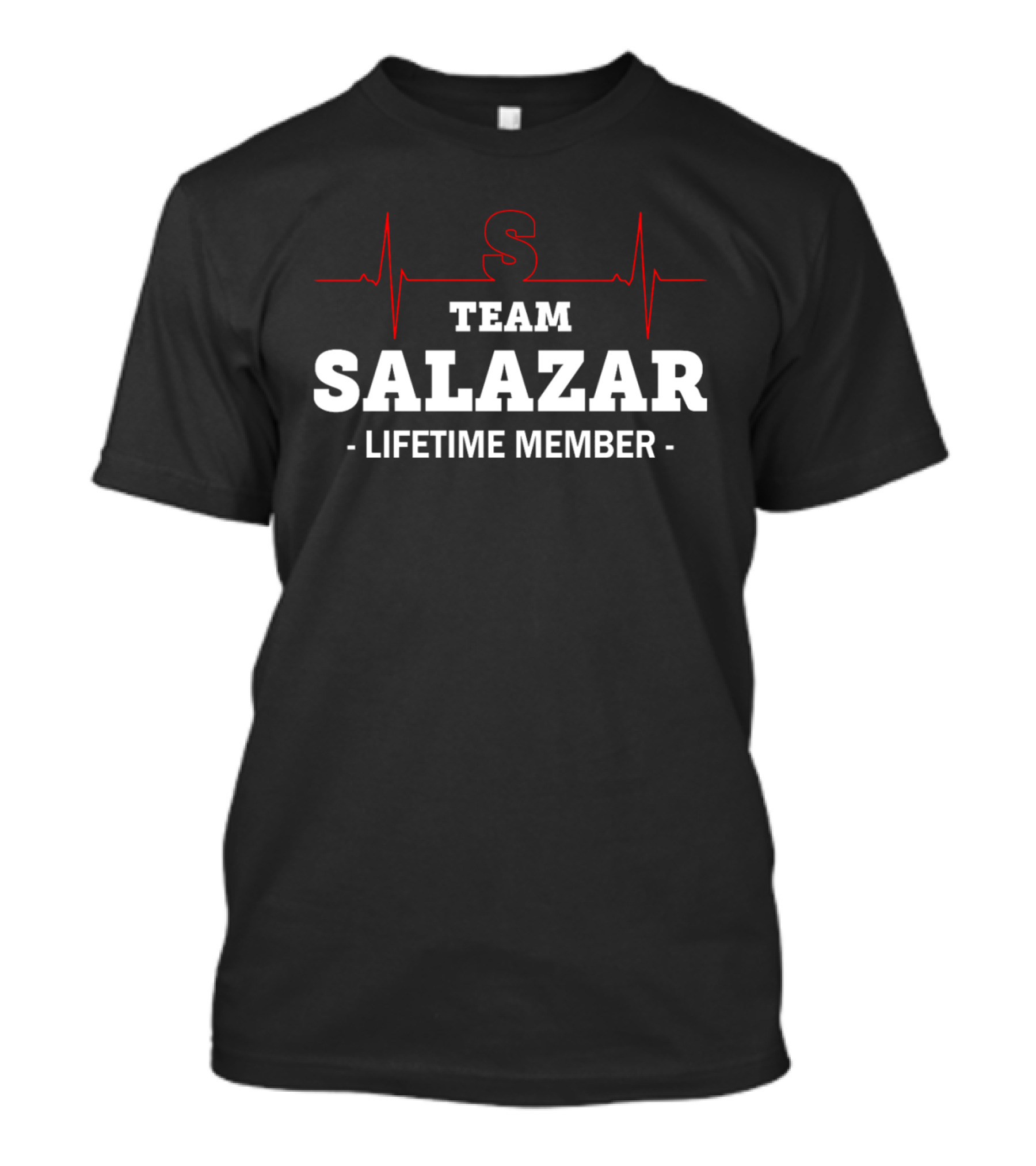 Team Salazar Lifetime Member S Logo Heartbeat T-Shirt