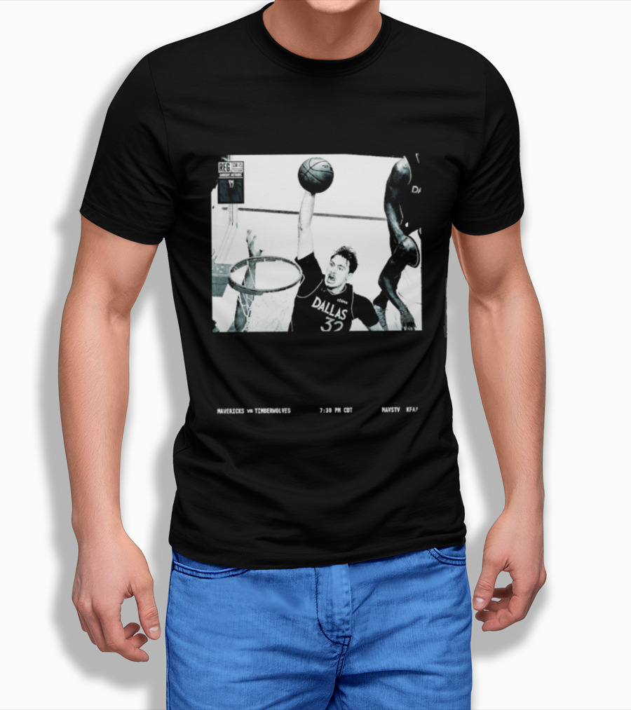 Cooper Flagg Dallas Mavericks No Howl Just Work Hoops Dunk T-Shirt