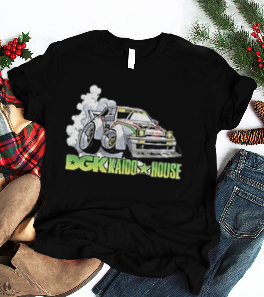 DGK Kaido House Street Spec Wide Open Racing Car Drift T-Shirt