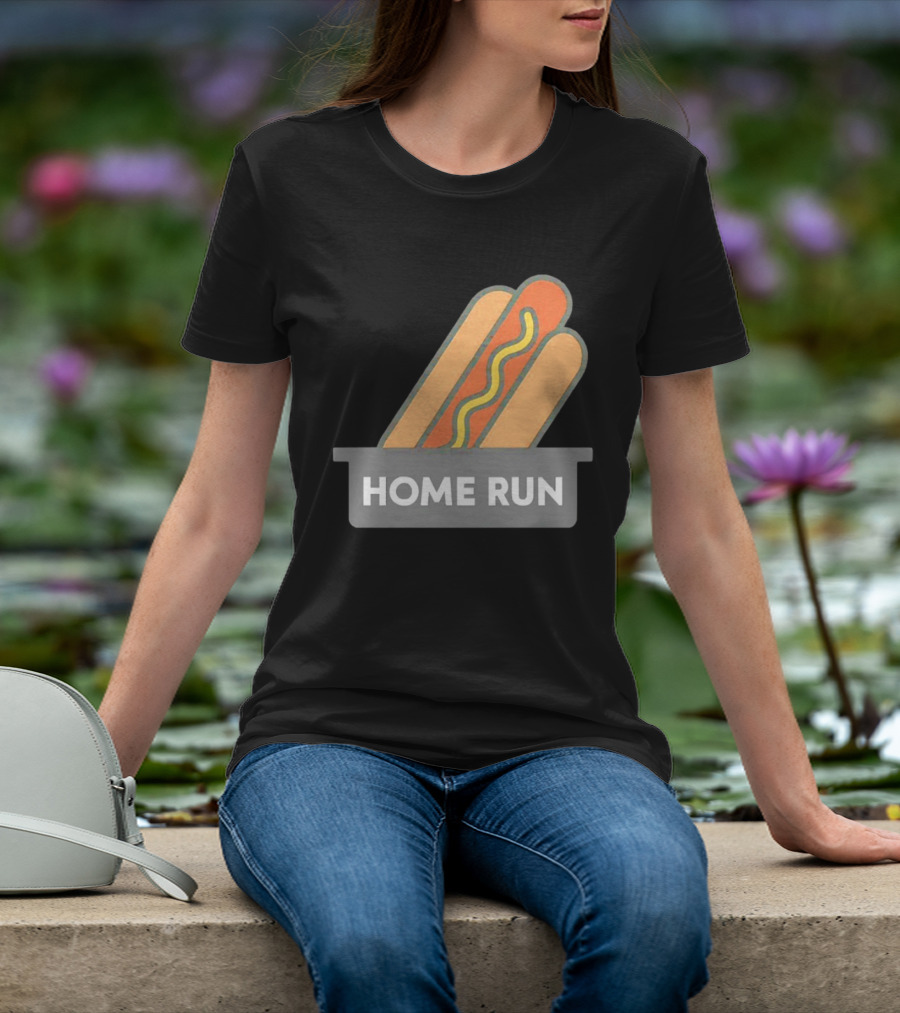 Home Run Hot Dog New York Mets Baseball Fan T-Shirt