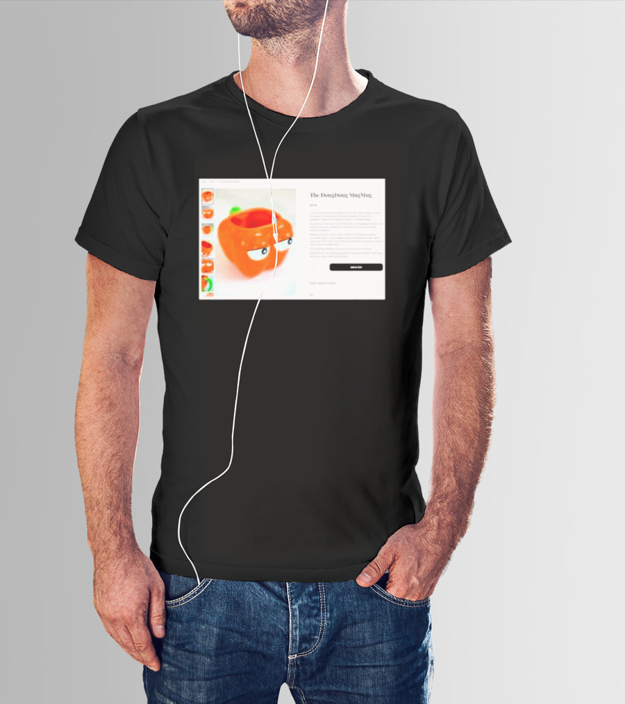 I Hate The Dougdoug Mugmug Orange Pumpkin Face T-Shirt