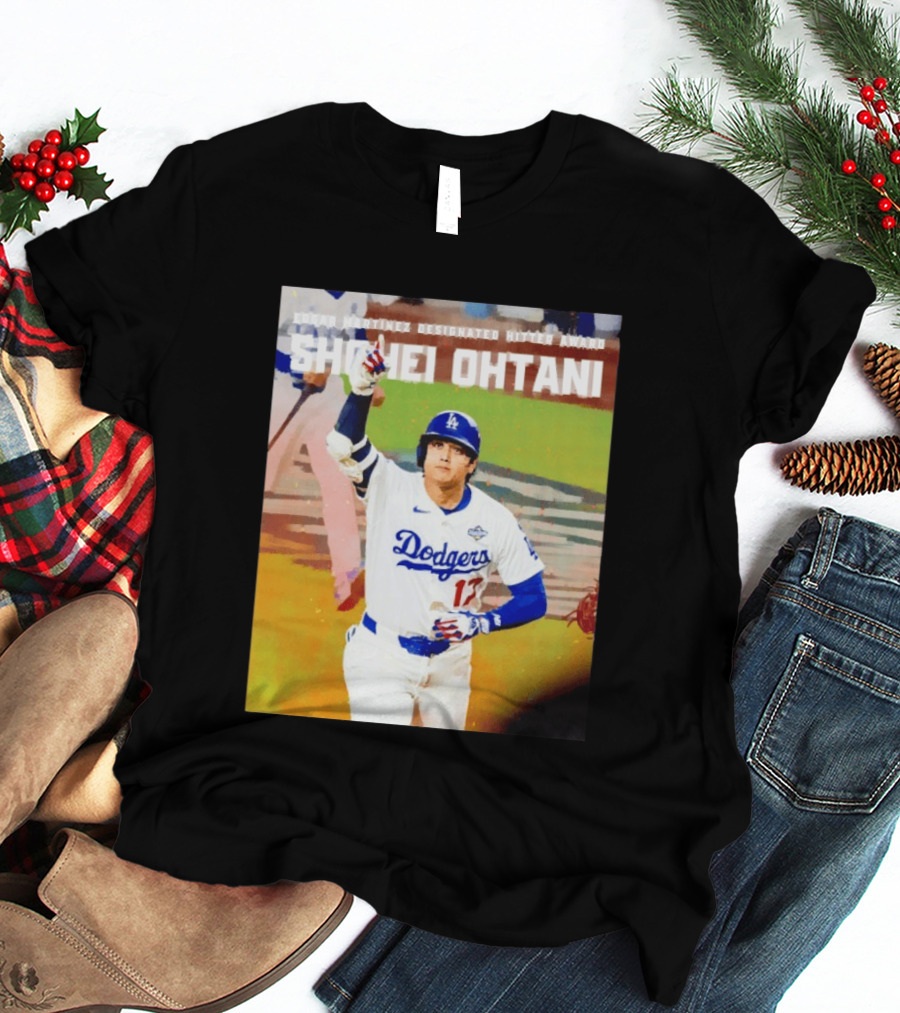 Edgar Martínez Designated Hitter Award Shohei Ohtani Los Angeles Dodgers T-Shirt