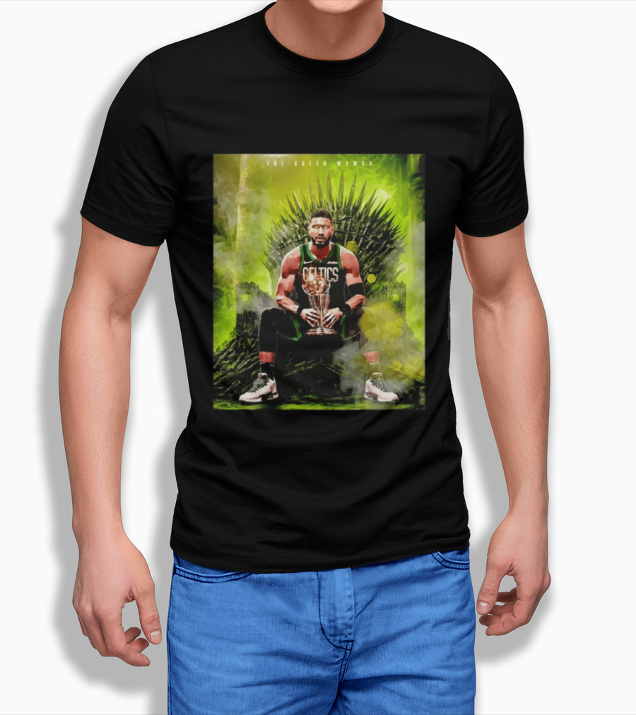 Jayson Tatum Boston Celtics The Green Mamba Iron Throne NBA Player T-Shirt