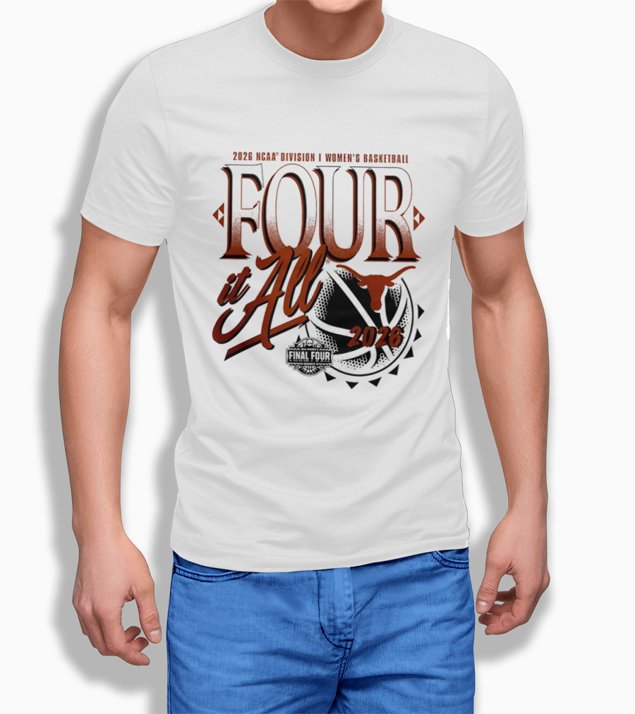 2026 NCAA Women's Basketball Final Four Texas Longhorns March Madness T-Shirt