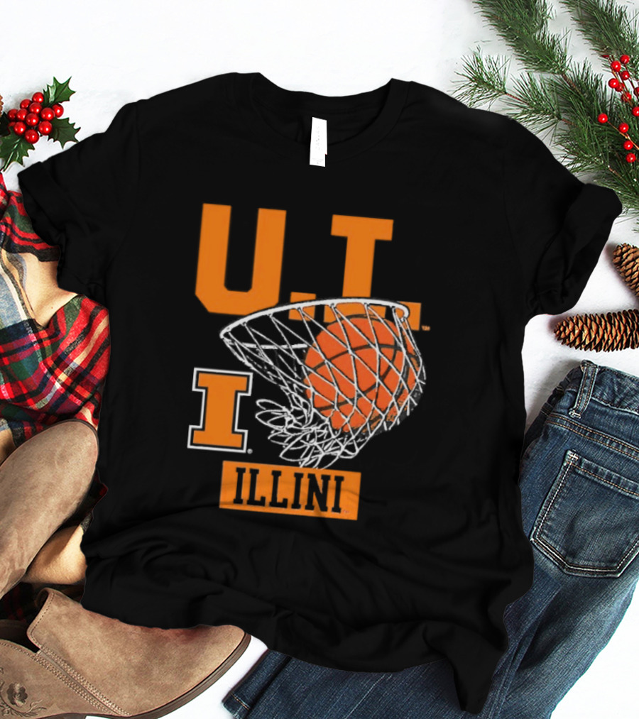 UT Illinois ILLINI Hoops Basketball Heritage T-Shirt