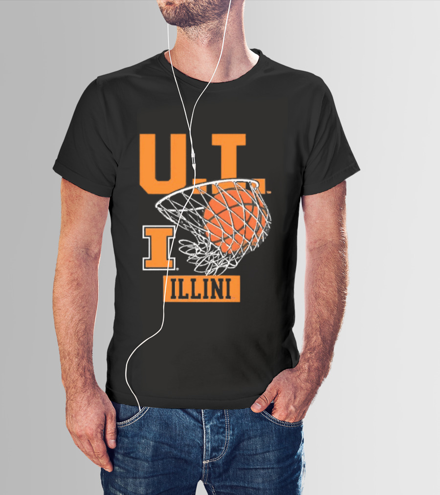 UT Illinois ILLINI Hoops Basketball Heritage T-Shirt