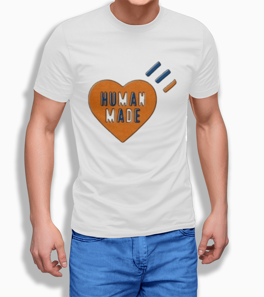 Human Made Heart Icon With Dry Alls T-Shirt