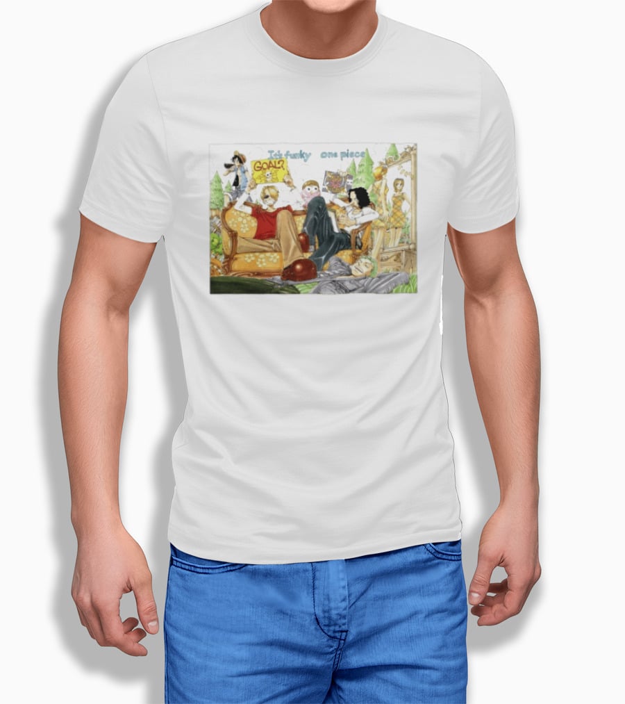 It's Funky One Piece Anime Crew And Goal Adventure T-Shirt