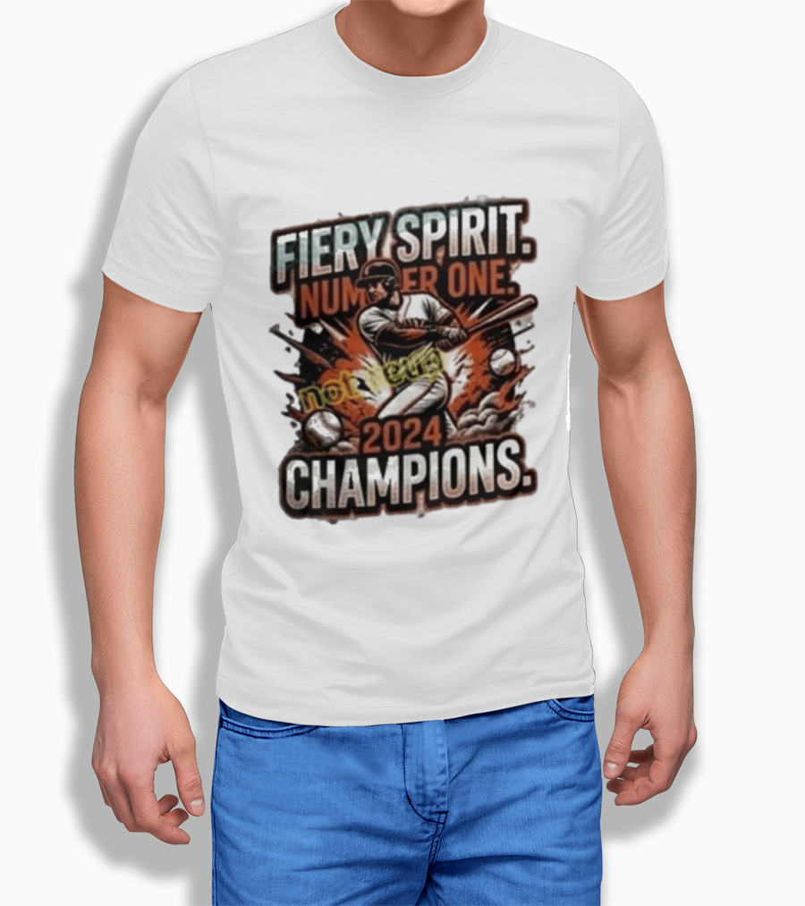 San Francisco Giants Fiery Spirit Number One Champions 2024 T-Shirt