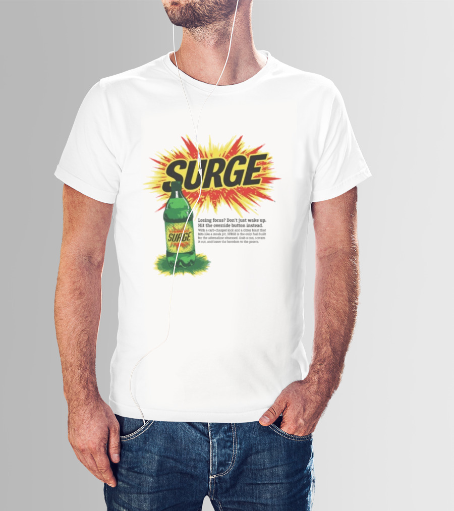 Surge Losing Focus Wake Up Hit The Override Button Instead T-Shirt