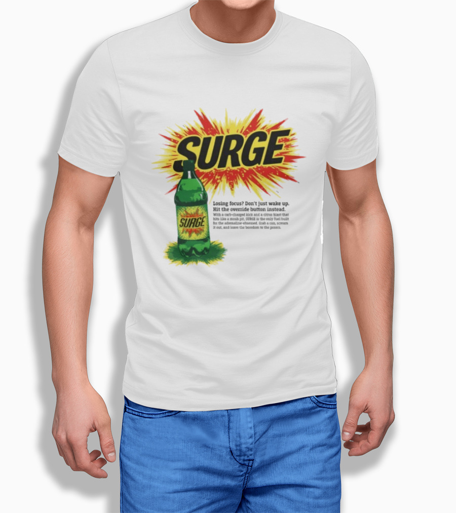 Surge Losing Focus Wake Up Hit The Override Button Instead T-Shirt