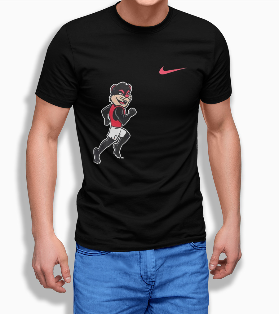 Bearcat Cincinnati Bearcats Nike Track And Field Running T-Shirt