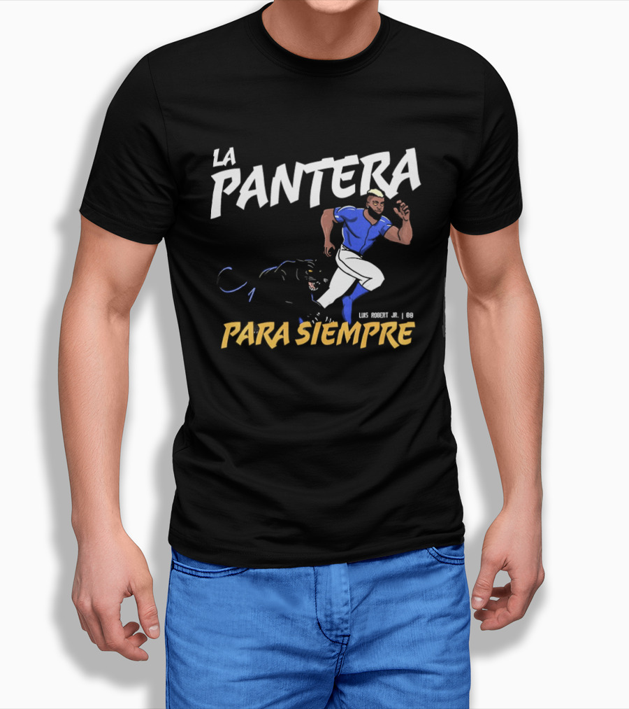 La Pantera Para Siempre Luis Robert Jr New York Mets Baseball T-Shirt
