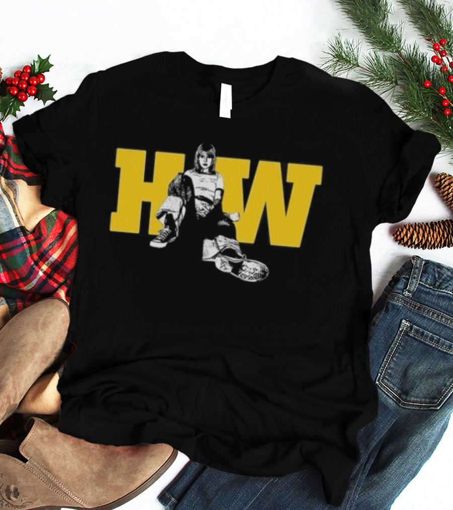 Hw Negative Self Talk No I Won't Hear It Knight Defender Sitting On HW Yellow Letters T-Shirt