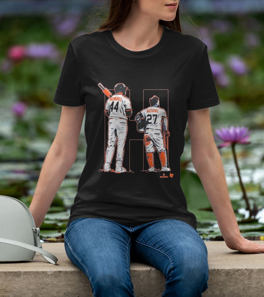 Yordan Alvarez Jose Altuve 44 27 Houston Baseball Astros H Duo T-Shirt