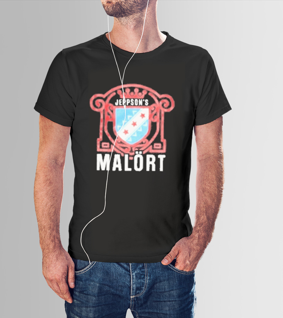 Jeppson's Malört Crest With Chicago Style Star Shield T-Shirt