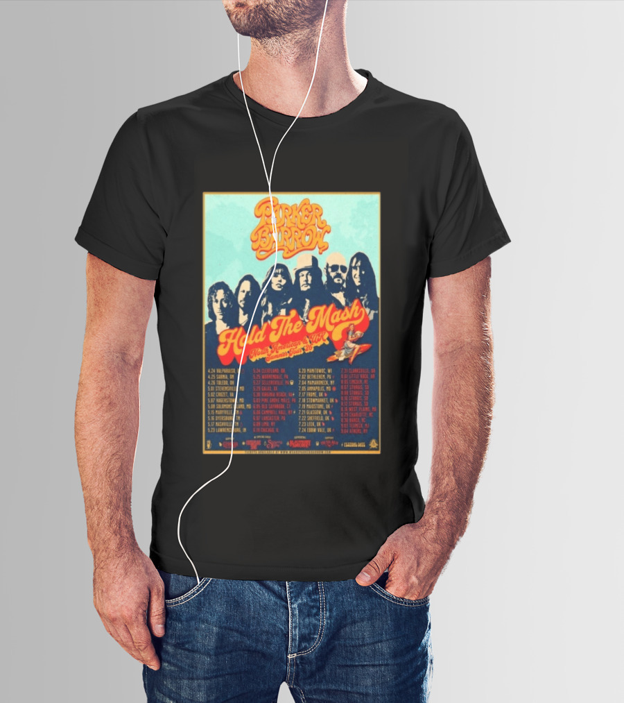 Parker Barrow Hold The Mash North American UK Summer Tour 2023 T-Shirt