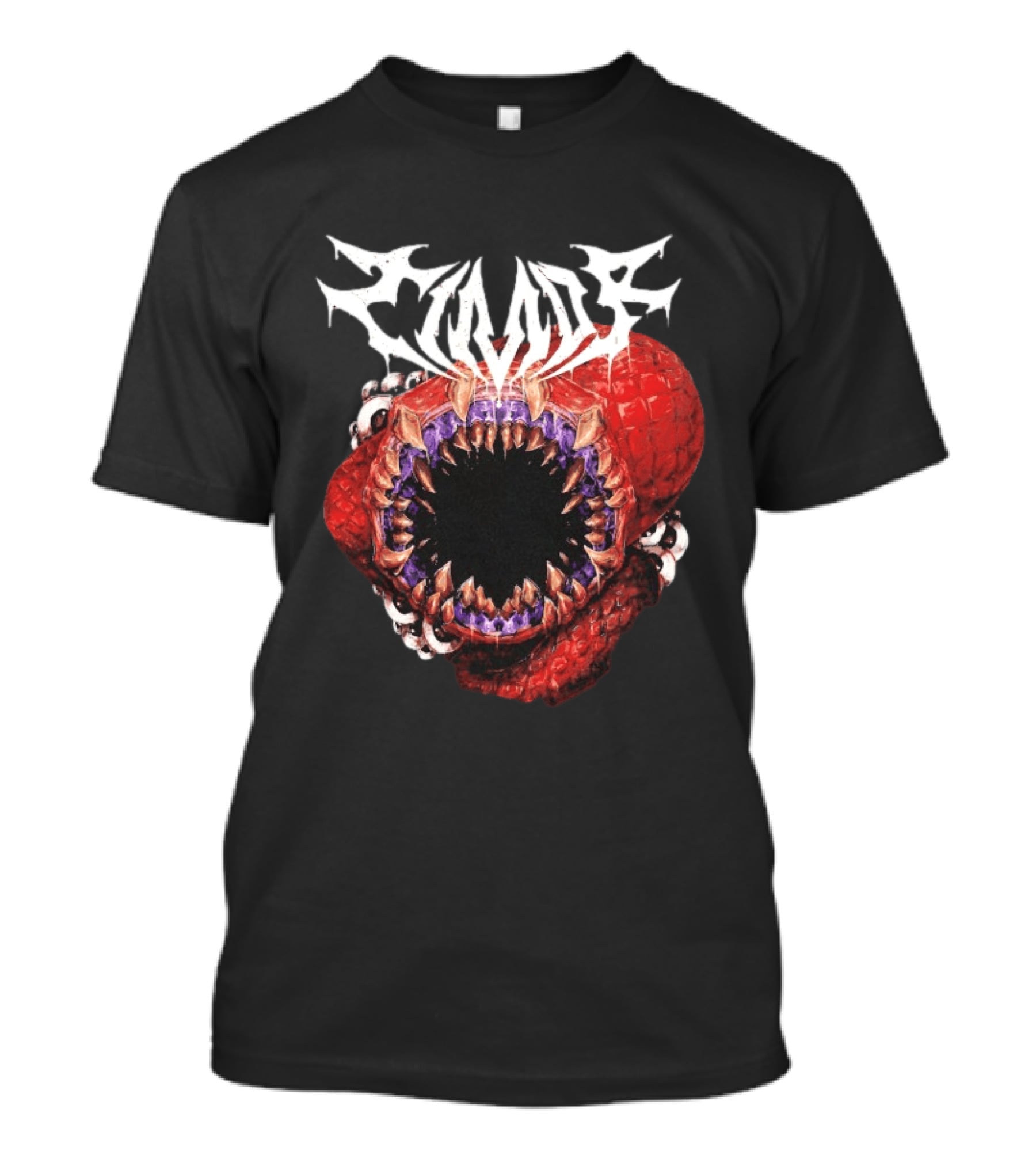 Doggie Timor Monster Crimson Jaws Fantasy T-Shirt