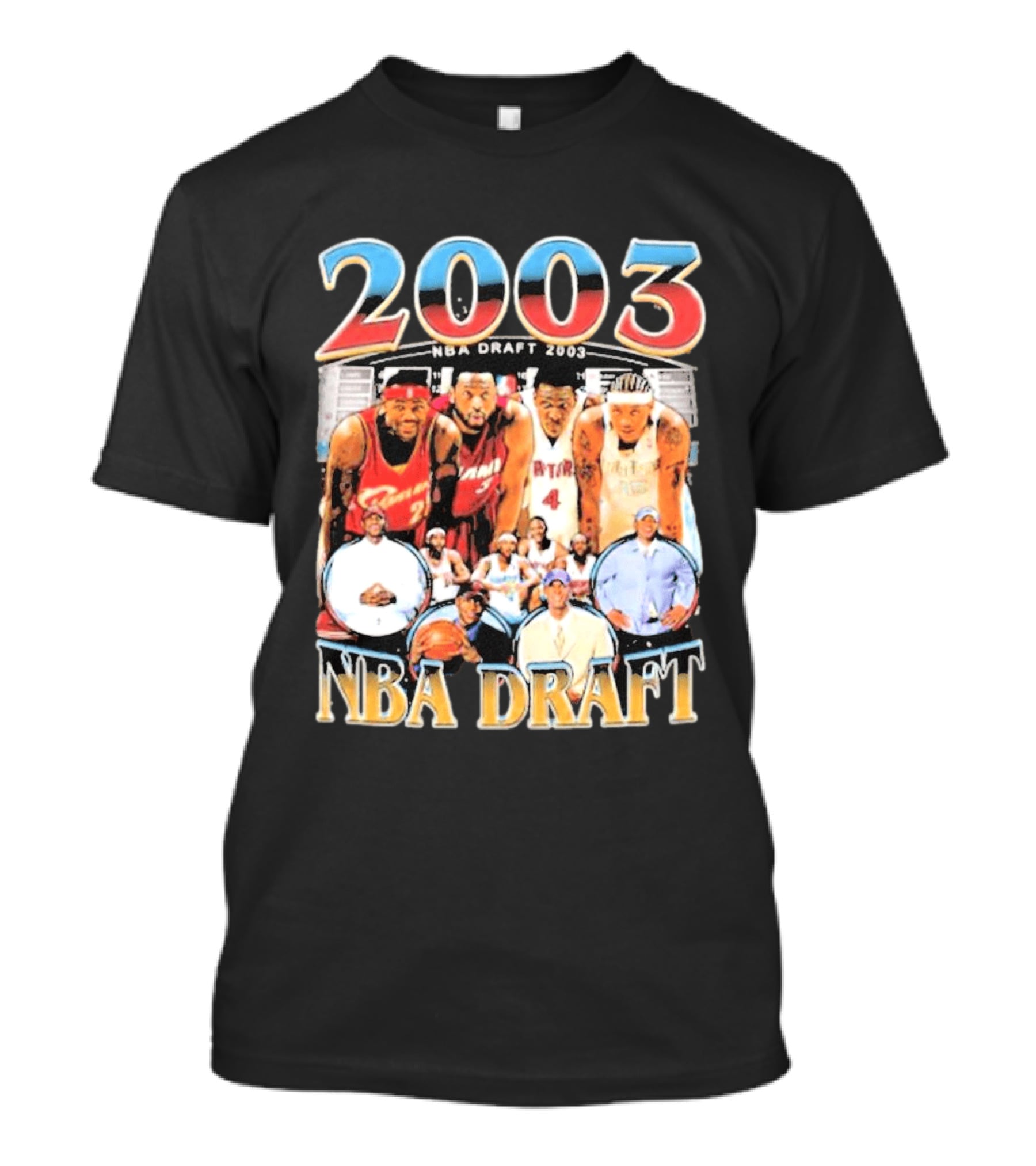 2003 NBA Draft James Anthony Bosh Wade T-Shirt