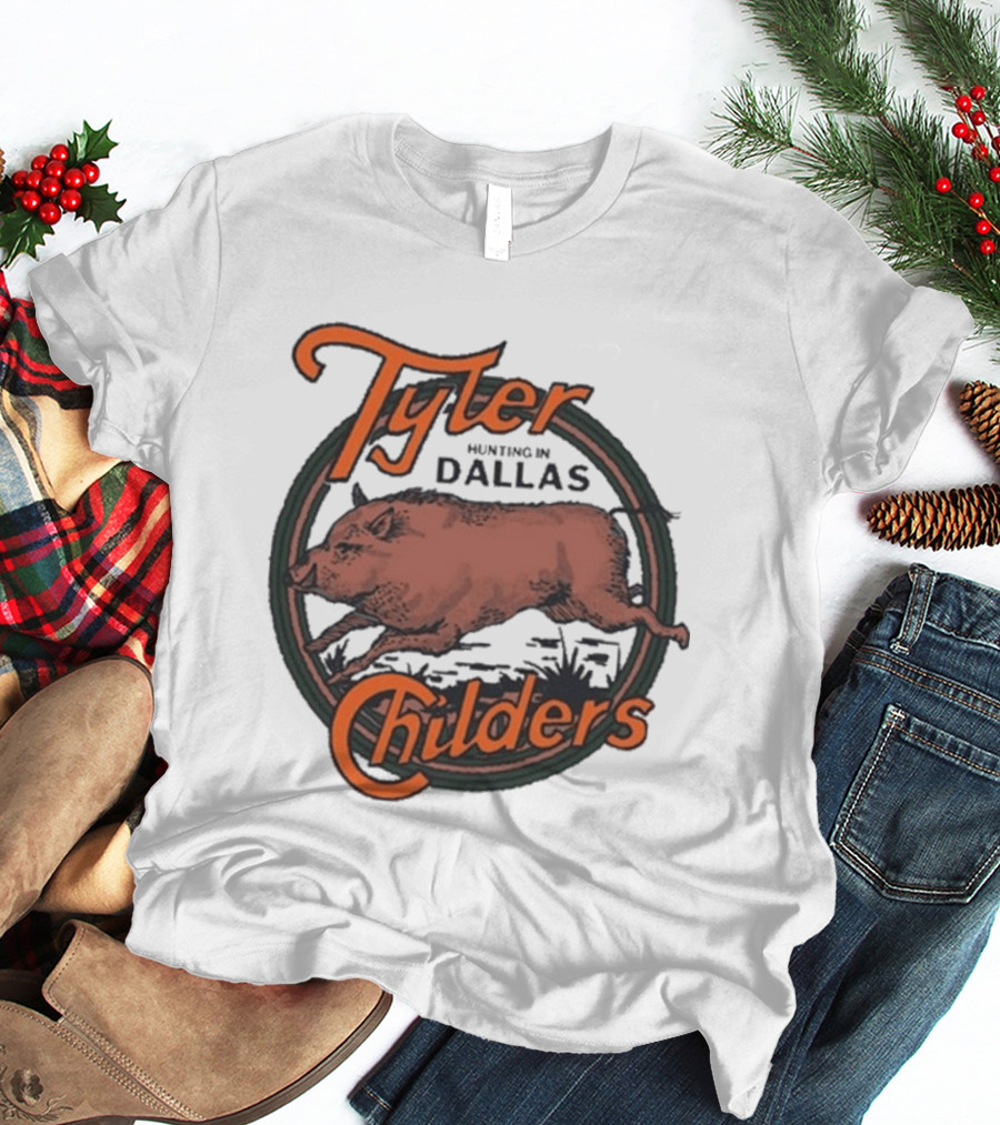 Tyler Childers Hunting Dallas April 23 2026 Tour T-Shirt