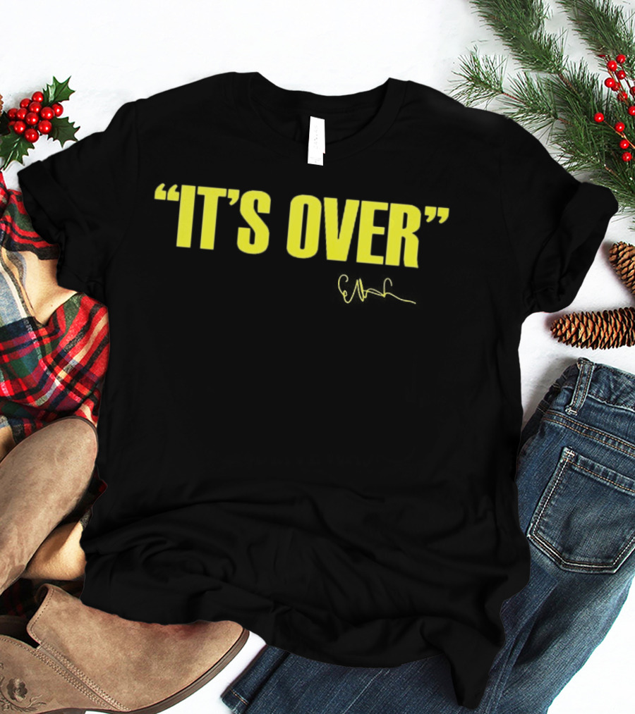 IT'S OVER" Elliot Cadeau Michigan Wolverines Basketball T-Shirt