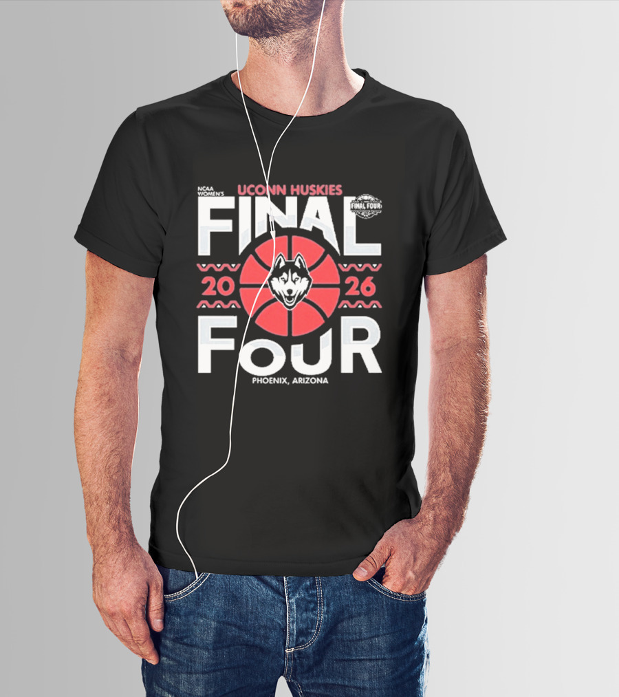 UConn Huskies NCAA Final Four 2026 Phoenix Arizona T-Shirt