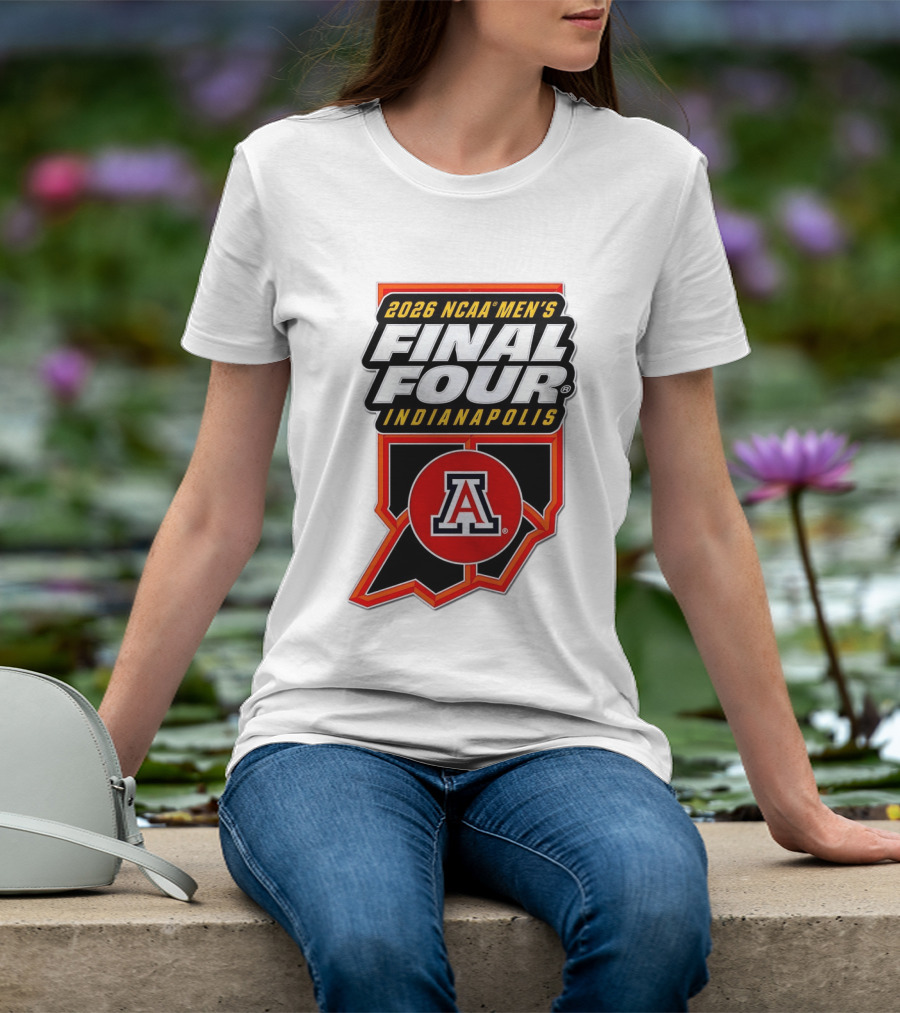 Arizona Wildcats NCAA Men's Final Four 2026 Indianapolis T-Shirt