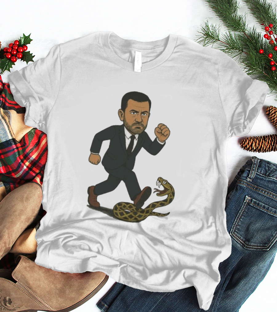 Keep On Treadin' Jimmy Kimmel Snake Suit Punch T-Shirt