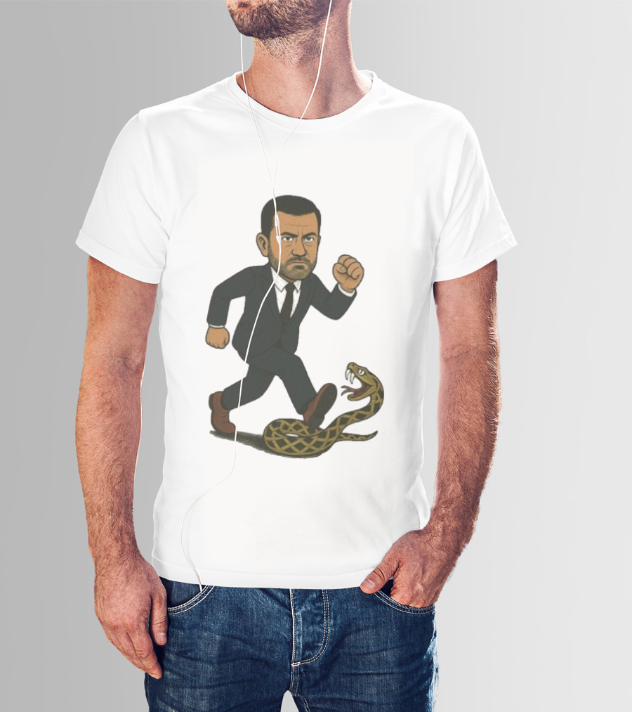 Keep On Treadin' Jimmy Kimmel Snake Suit Punch T-Shirt