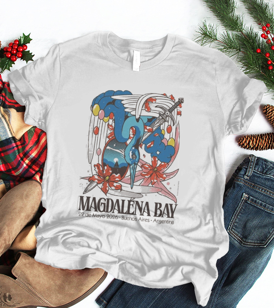 Magdalena Bay 22 De Mayo 2026 Buenos Aires Argentina Event T-Shirt