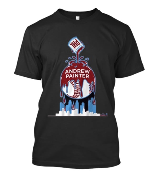 Andrew Painter Philadelphia Baseball Paint The Town T-Shirt