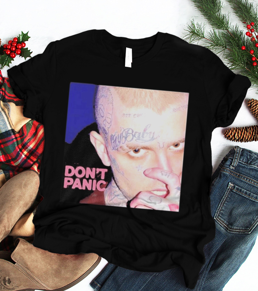 Lil Peep Don't Panic Single Cover Tattoo T-Shirt