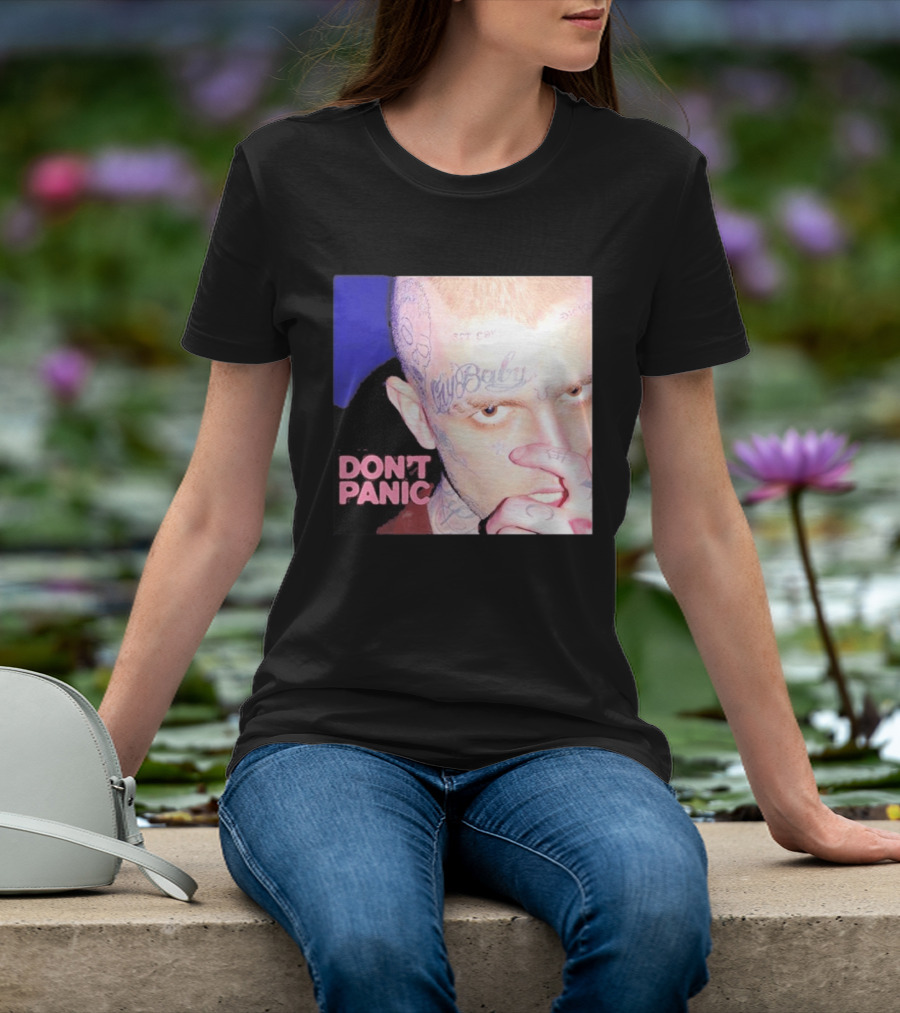 Lil Peep Don't Panic Single Cover Tattoo T-Shirt