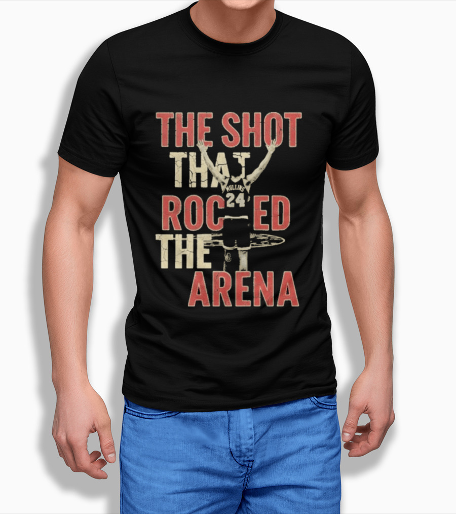 The Shot That Rocked The Arena Braylon Mullins Basketball Icon 24 T-Shirt