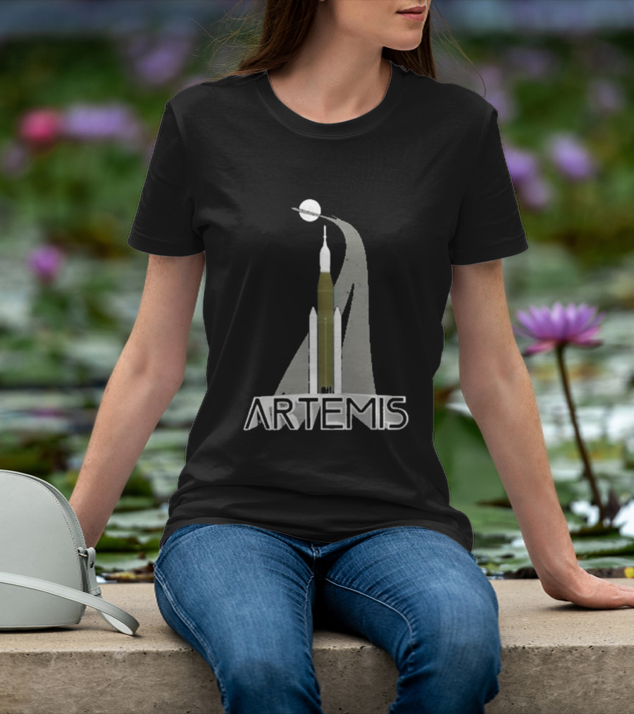 Nasa Artemis II Rocket Launch Space Exploration Mission T-Shirt